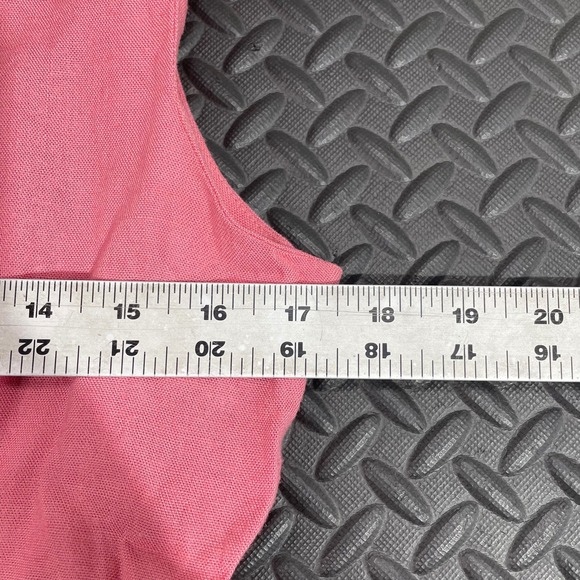 Vintage Christy Girl Red Sleeveless Business Casual‎ Made USA Suit Vest Jacket 8 - Picture 6 of 7